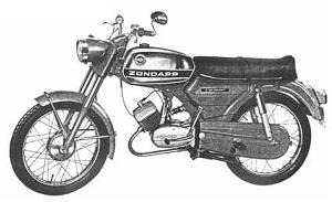 Zndapp-Schaltplan Typ 517 C 50 Super